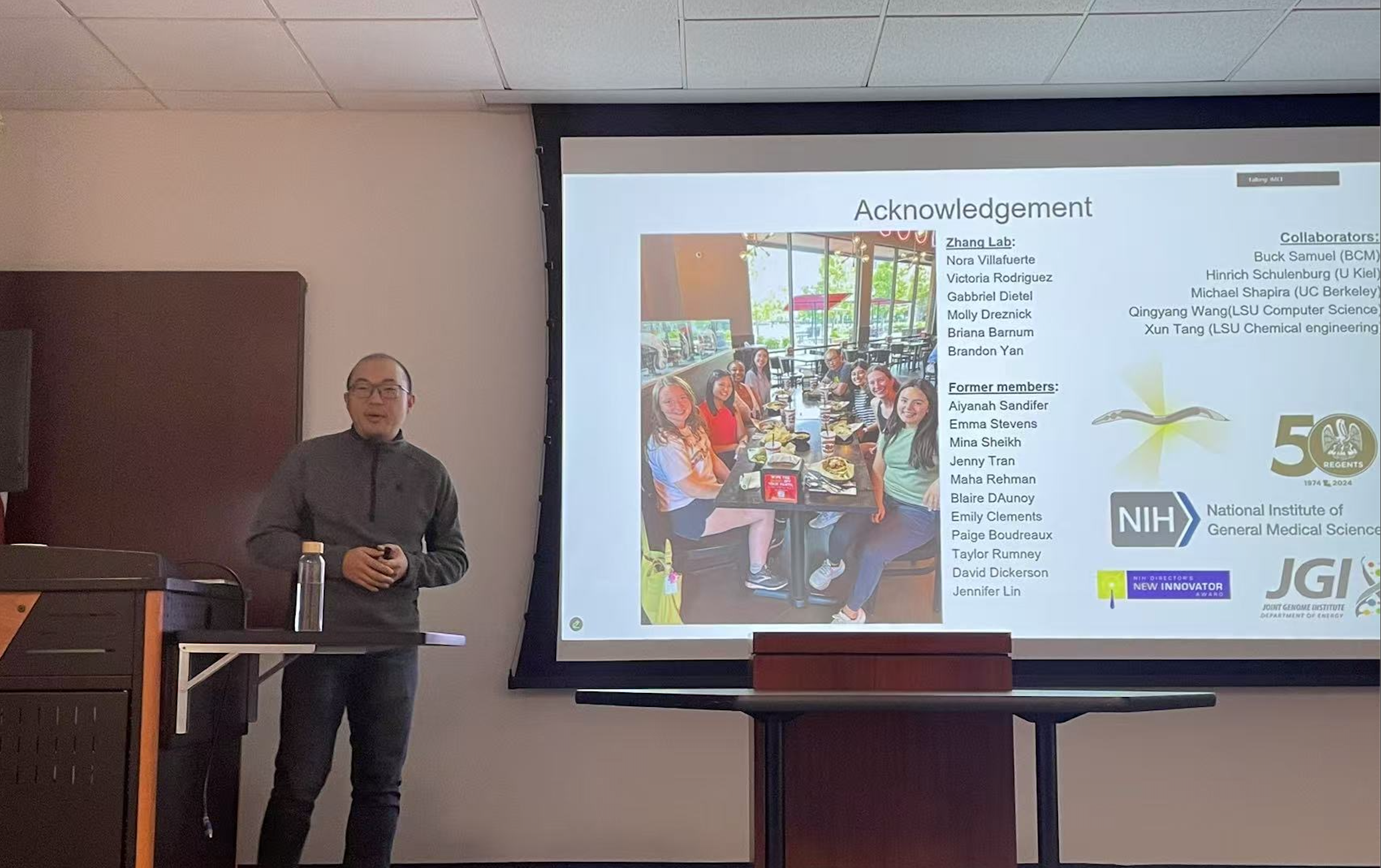 Describe this seminar photo